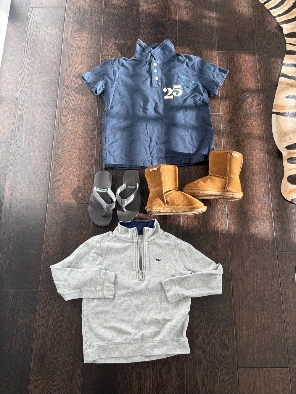 Kids shoe and clothing bundle
